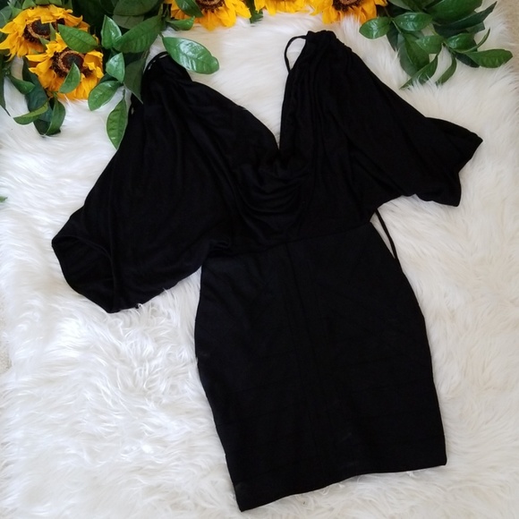 Sky Nona Cowl Neck Bandage Dress - Picture 2 of 4